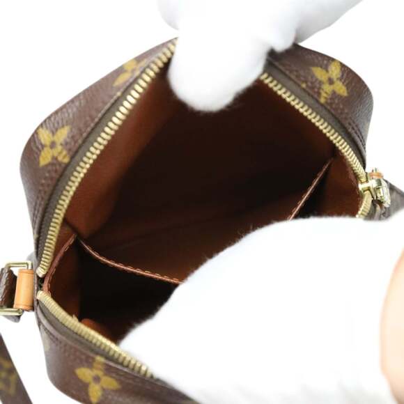 LOUIS VUITTON Authentic Brown Monogram Canvas Shoulder Bag